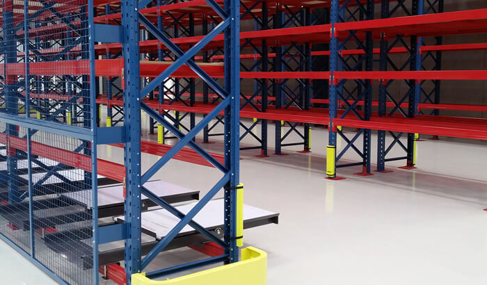 Selective Racking in a warehouse
